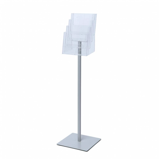 Stojak na ulotki 4 x A4 - SLIM